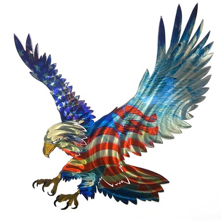 NEXT INNOVATIONS 36" Independence Eagle Metal Wall Art 101410051-INDEPENDENCE